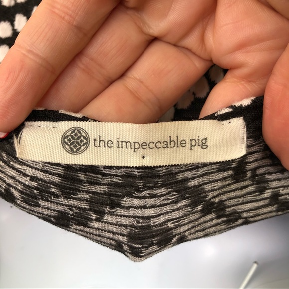 The impeccable pig black and white dress size M - Picture 3 of 7